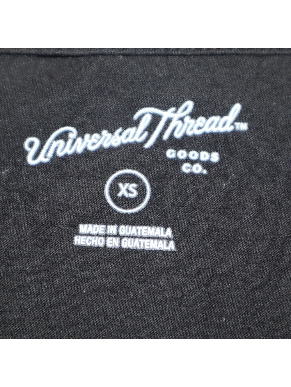 Universal Thread Girls T-Shirt Size XS Black 3 Pack